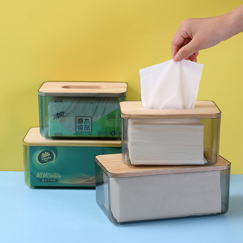 新款大号纸巾盒家用客厅创意纸抽盒茶几遥控器收纳盒详情图5