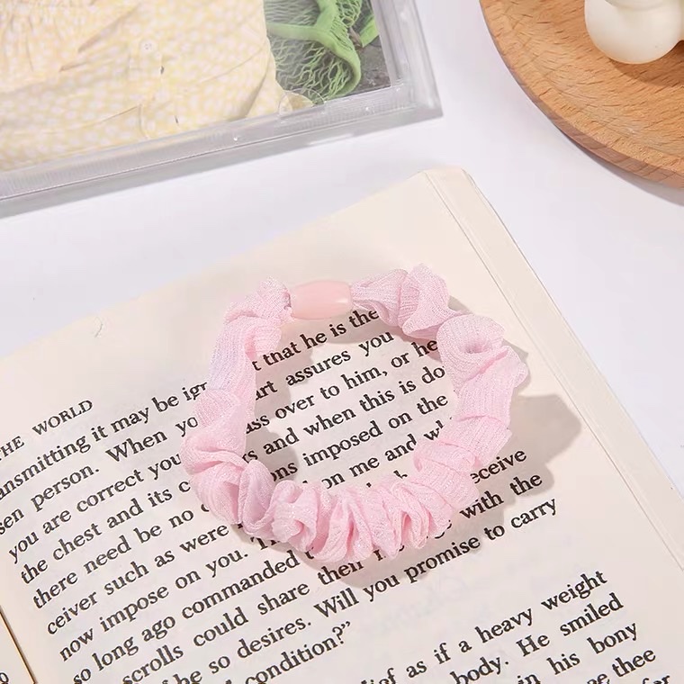美美饰品09号布皮筋粉流行百搭