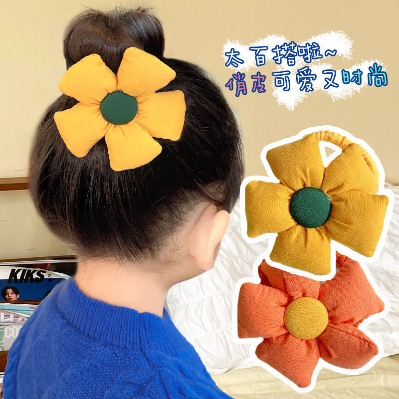 2022 nuevo estilo coreano venta caliente en stock broca banda de pelo celosía girasol 1 details Picture