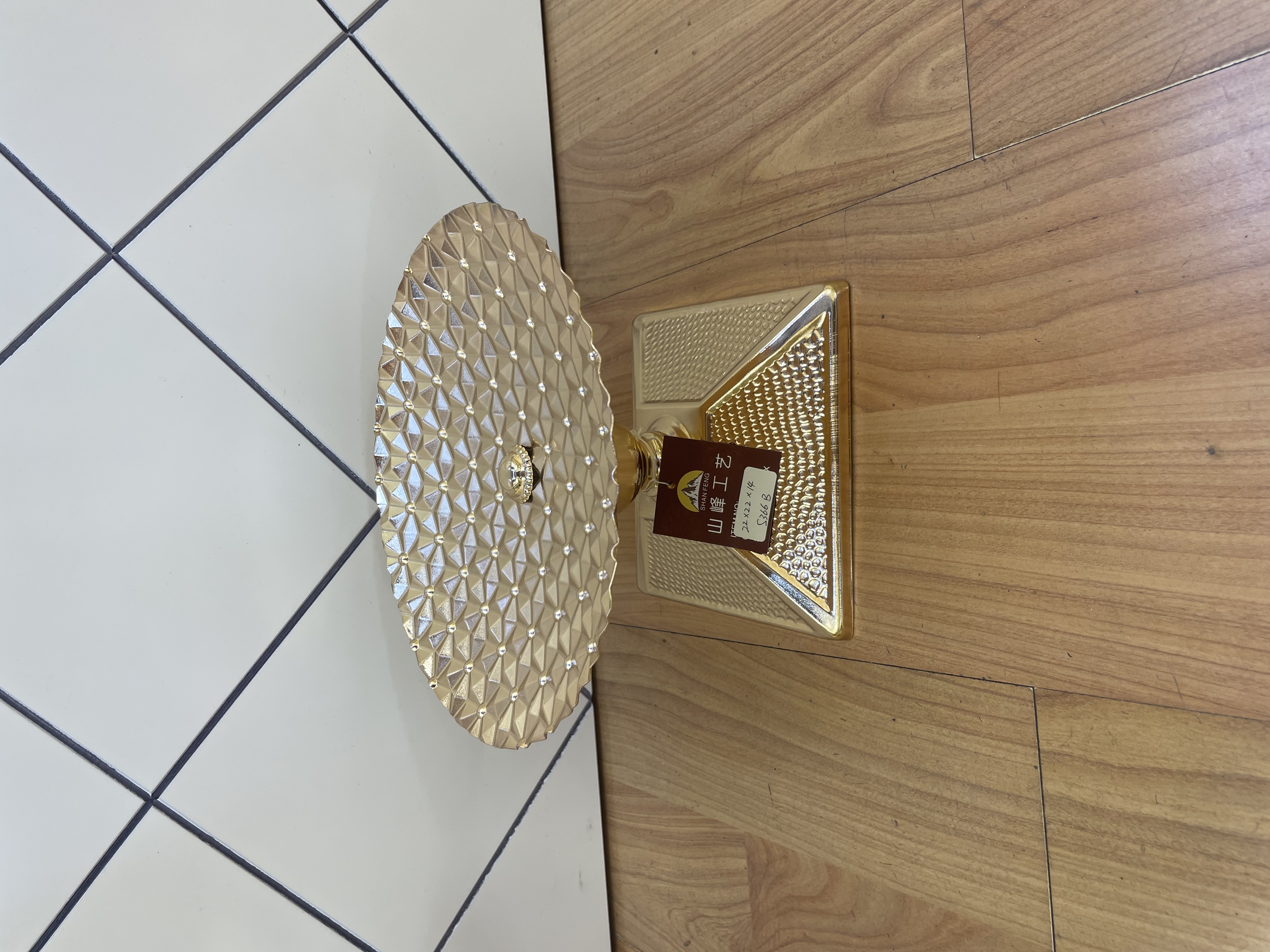 S366B合金干果盘 零食盘巧克力饼干盘