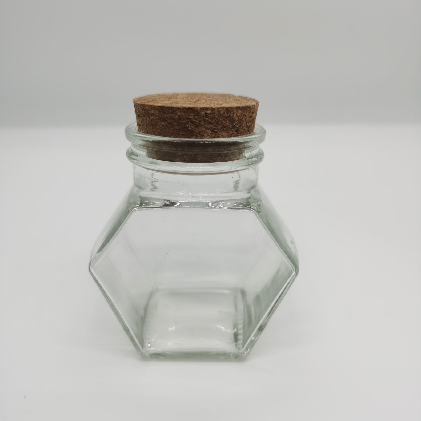 六角玻璃瓶木塞许愿瓶六棱