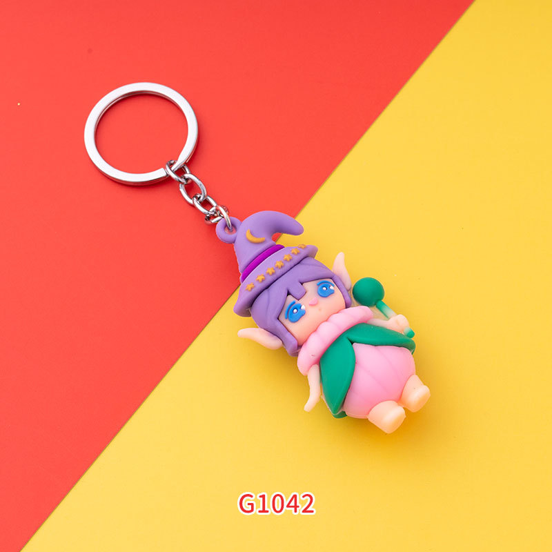 星黛露画家猫挂件小饰品钥匙扣挂件爱你可爱精致PVC公仔包包挂饰详情图7