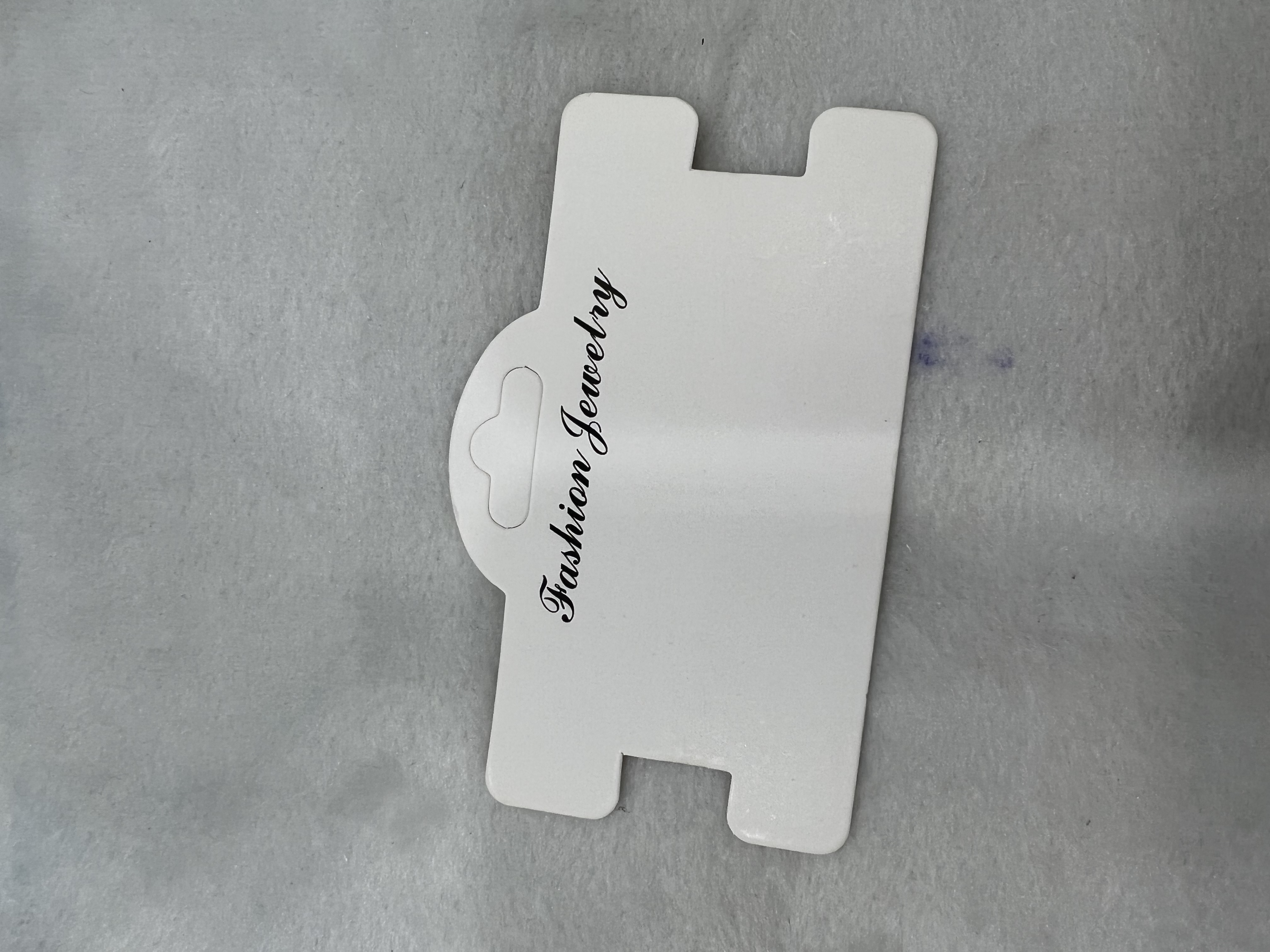 10*6小工字卡 手链卡 脚链卡 手绳卡 300克白卡