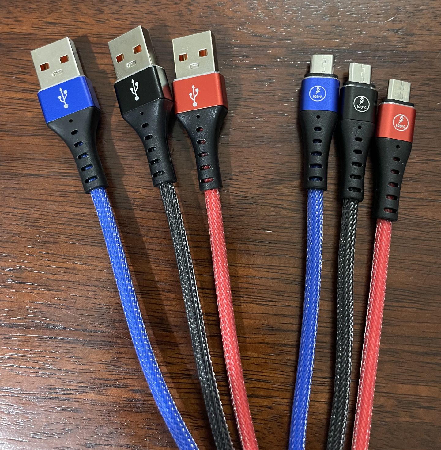 Sogo brand mobile phone charging data cable, charging cable, V8, Type-C, IP Specification image