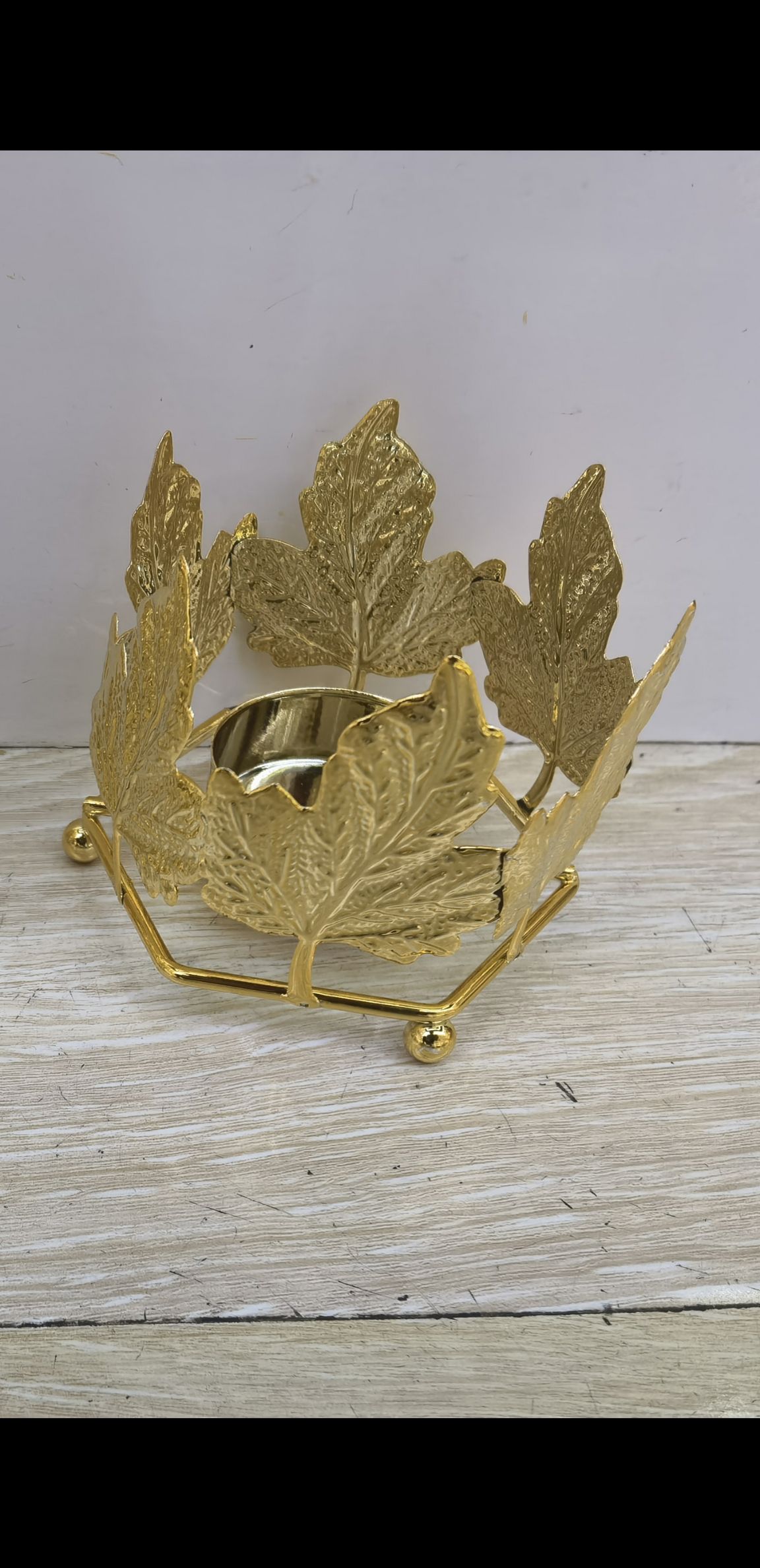 Metal ironwork electroplated decorative candlestick 06 Specification image