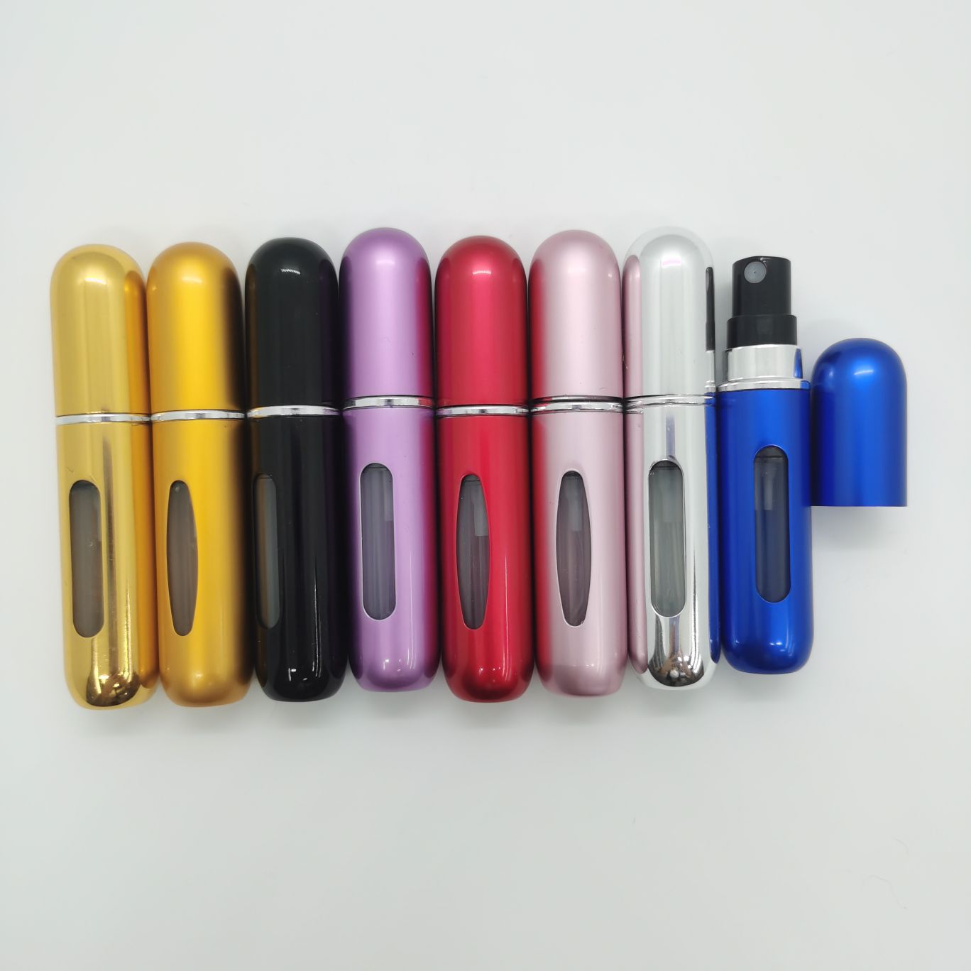 5ml口红香水喷雾瓶便携式小样分装瓶按压迷你香水瓶旅行套装详情图3