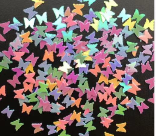 Colorful Little Butterfly 3mm nail sequins, high-temperature eco-friendly sequins, can be sewn by hand, Jincan Decoration with 105