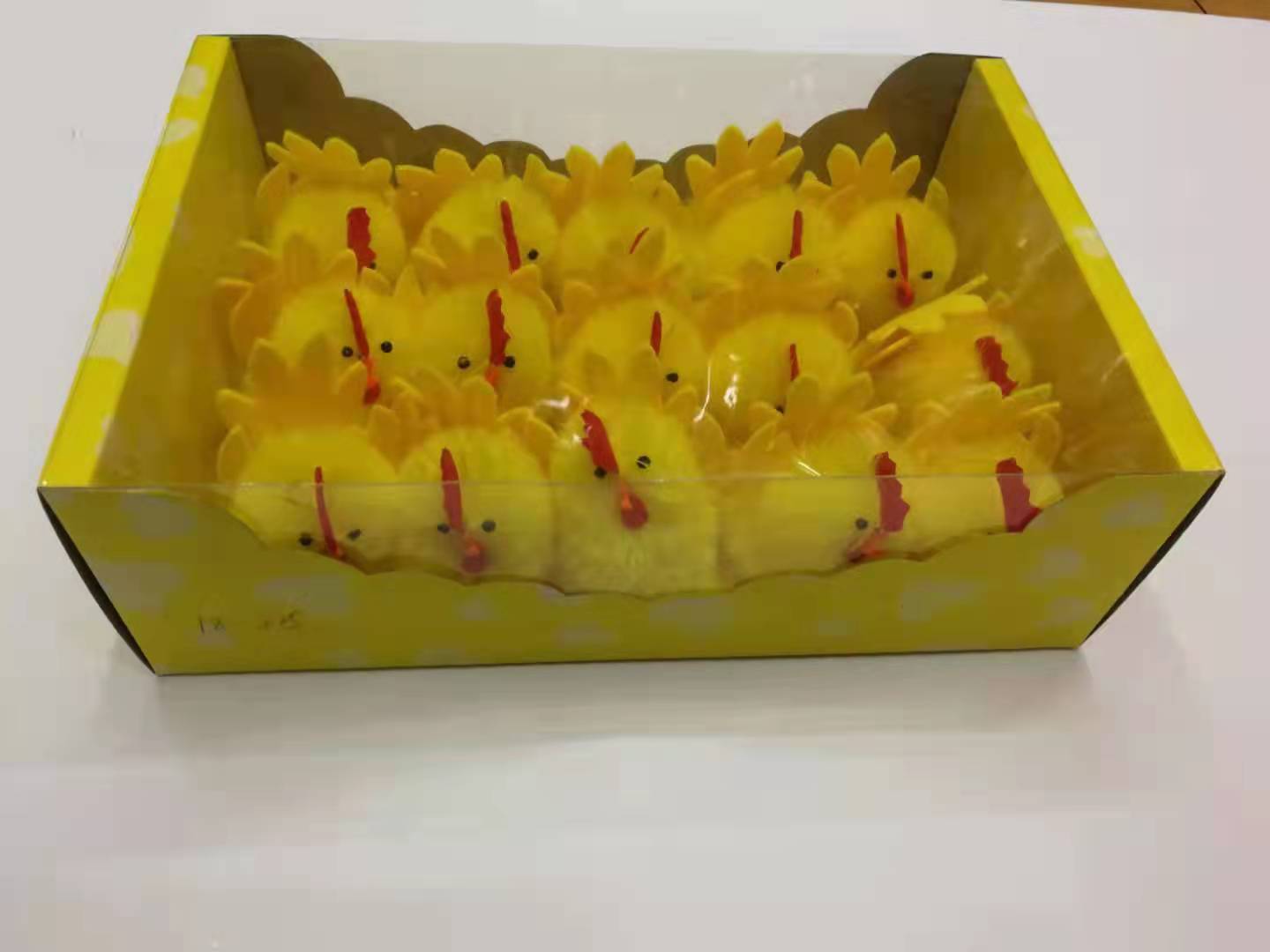 绒鸡/复活节绒鸡/彩色绒鸡细节图