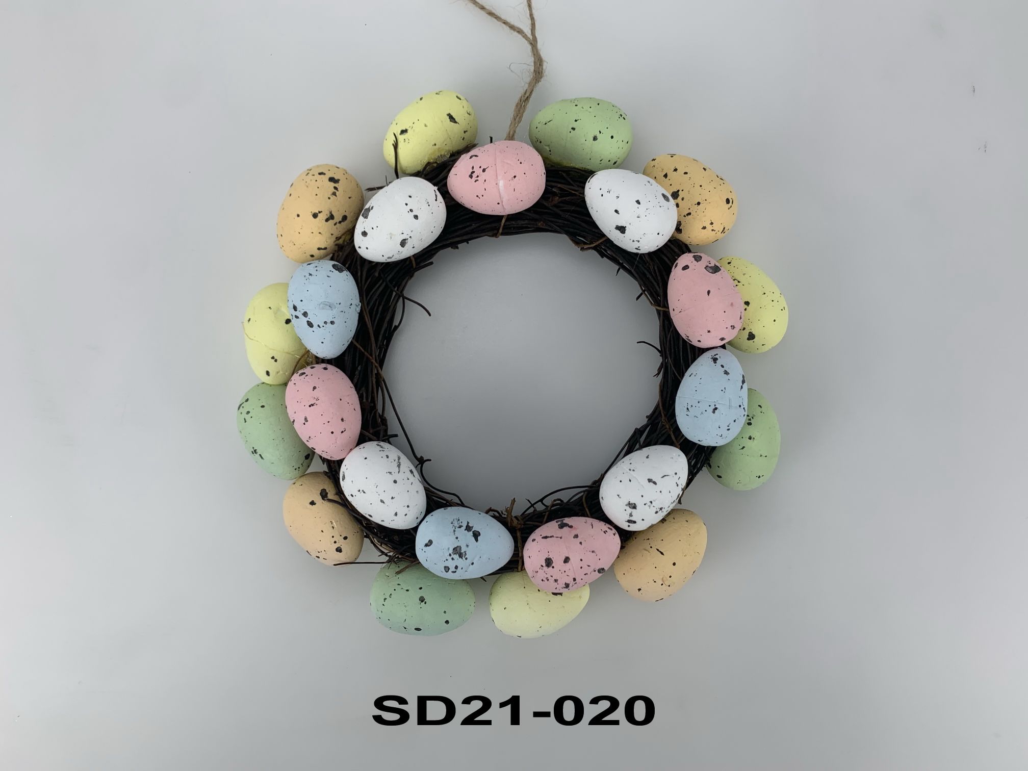 【 Easter 】 The source factory supplies Easter wicker eggs and Easter wicker pendant eggs details Picture