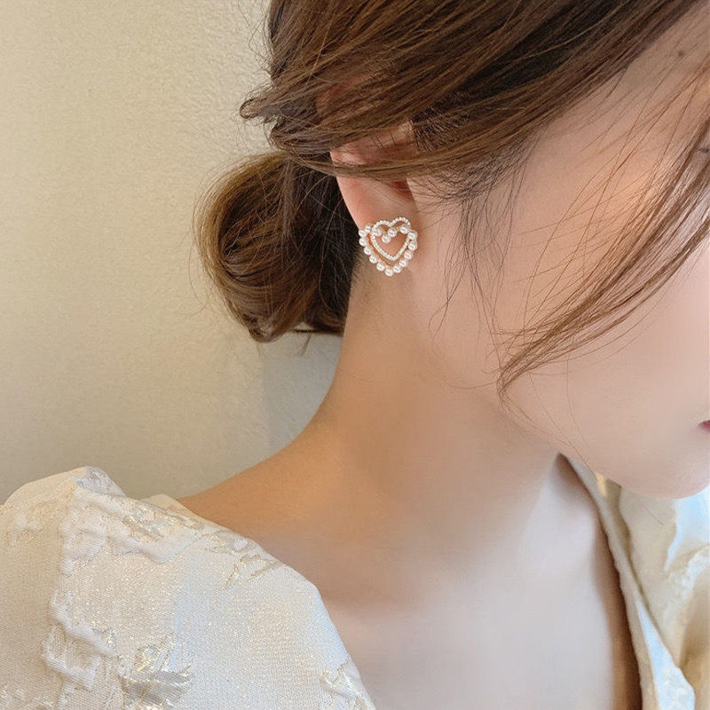 40 Summer Flower 925 Silver Needle Stud Earrings for Women 2022 New Style Earrings, elegant and high-end, with a niche design sense