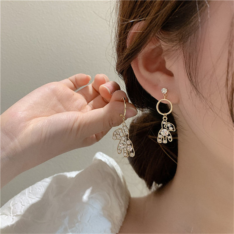 48 Summer Flower 925 Silver Needle Stud Earrings for Women 2022 New Style Earrings, Elegant and high-end, Niche Design Sense 020 Ding Die