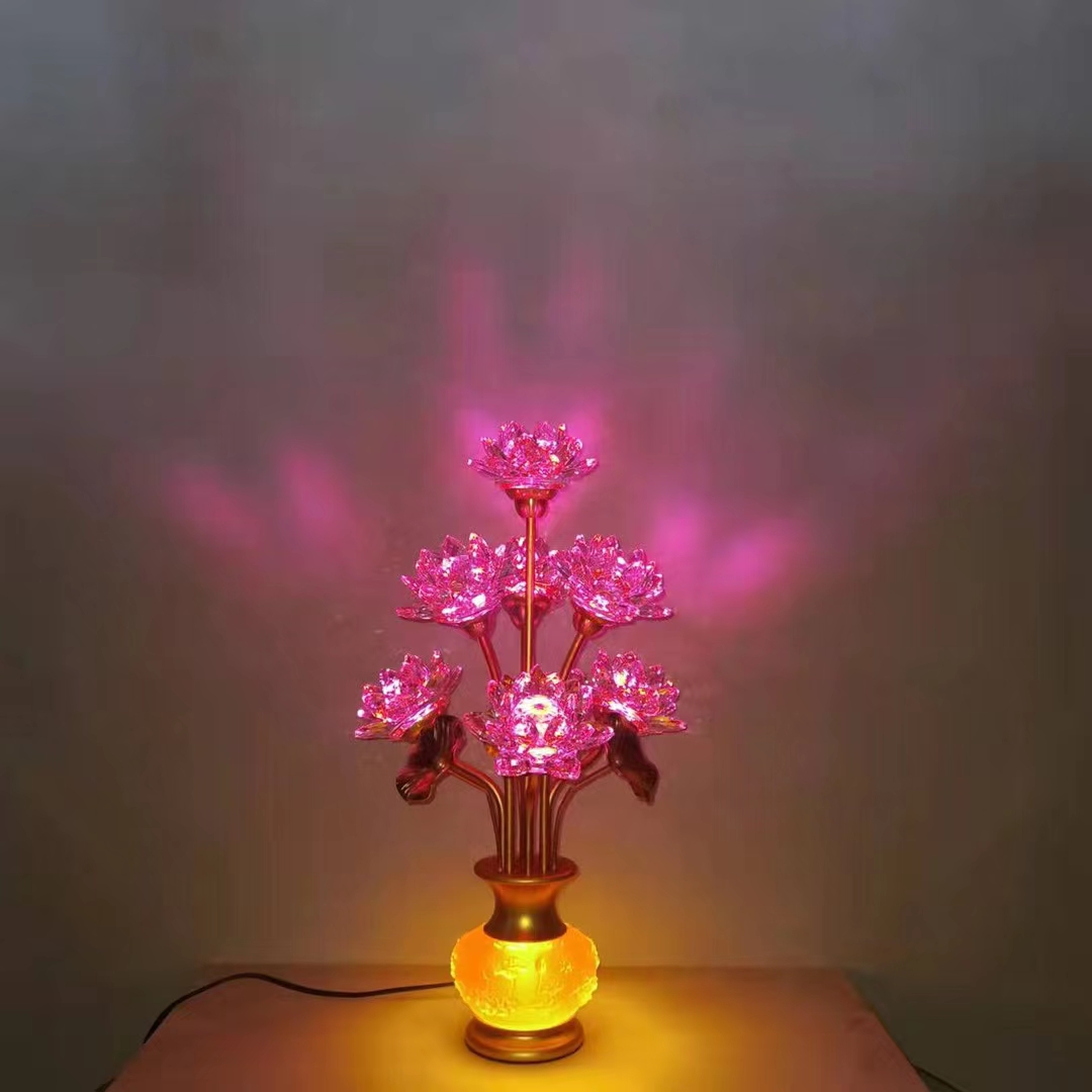 7 Varieties of blooming lanterns, De Yuan Craft lotus lanterns and flower lanterns