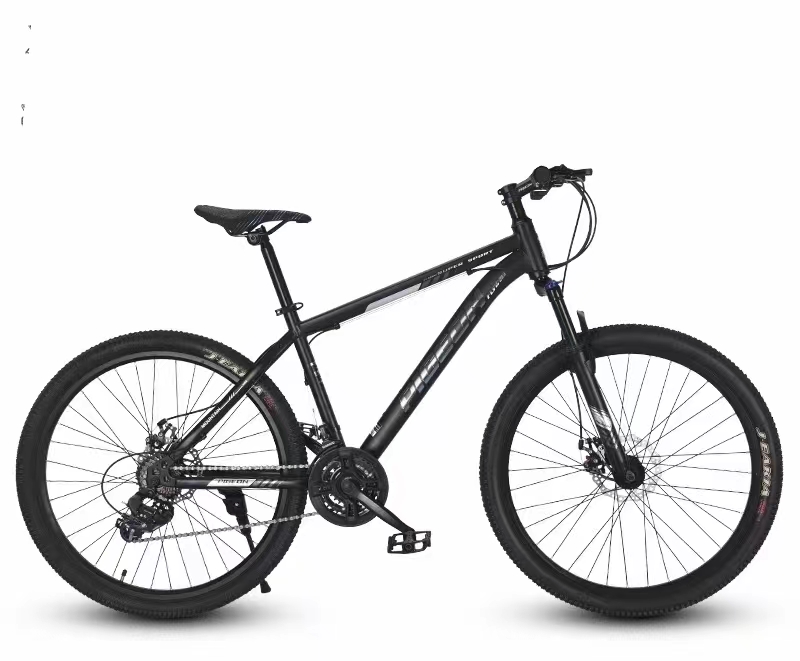 Bicicleta 24/26/27.5 pulgadas explorer cambio de velocidad 21.24.27.30 marco de acero de alto carbono, horquilla frontal cerrada, neumático exterior girure de borde suave, marca radium sin película, Specification image