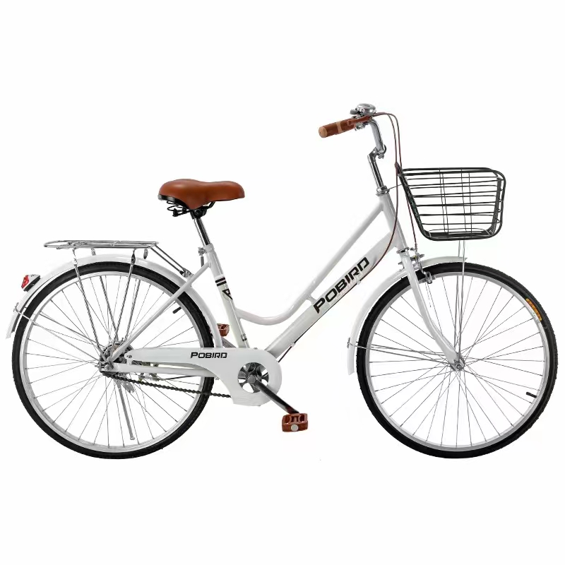 Bicicleta de una velocidad 24/26 "alto acero al carbono y marco de bajo alcance, anillo de aleación de aluminio de 183 espina, freno de abrazo de sol rojo, neumático exterior jirure, sellado de eje central integrado, freno de abrazo delantero y trasero, cómodo y suave. Specification image
