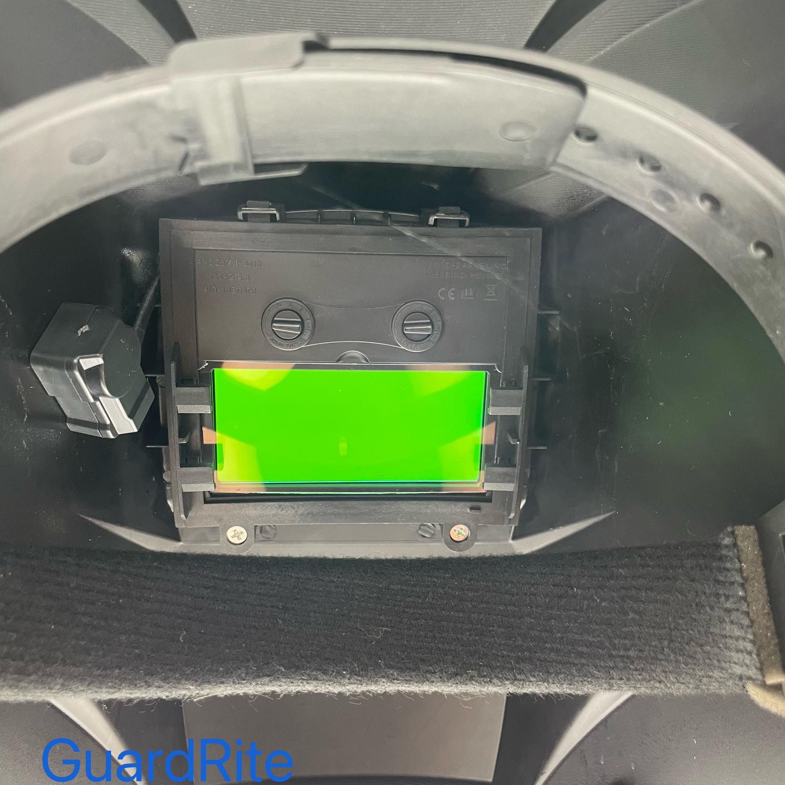 太阳能充电/自动变光面罩/电焊氩弧焊白底实物图