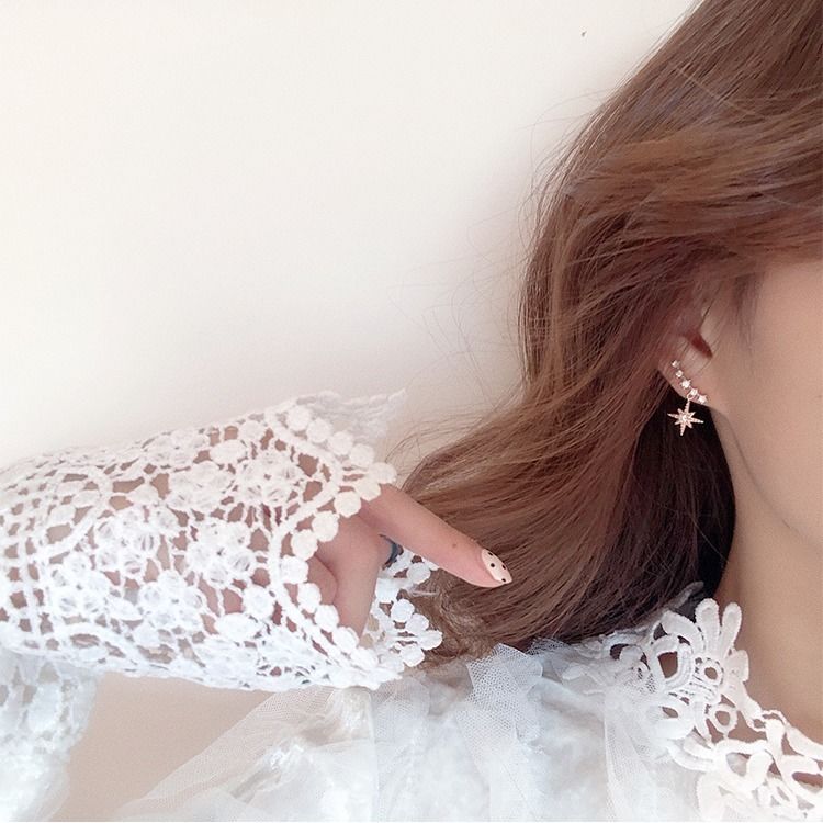 Summer Flower 925 Silver Needle Stud Earrings for Women 2022 New Style Earrings, elegant and high-end, with a niche design sense Application Scenario