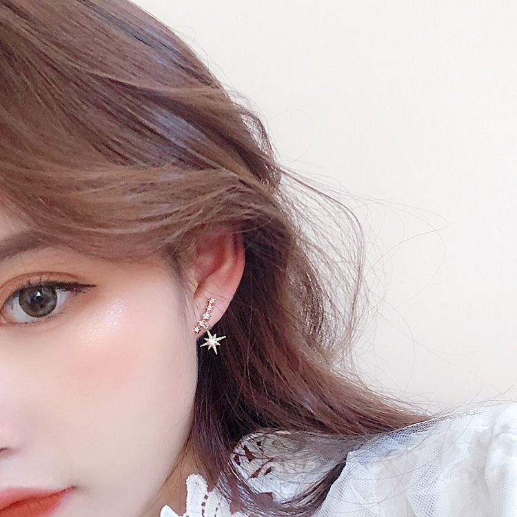 Summer Flower 925 Silver Needle Stud Earrings for Women 2022 New Style Earrings, elegant and high-end, with a niche design sense Item Picture