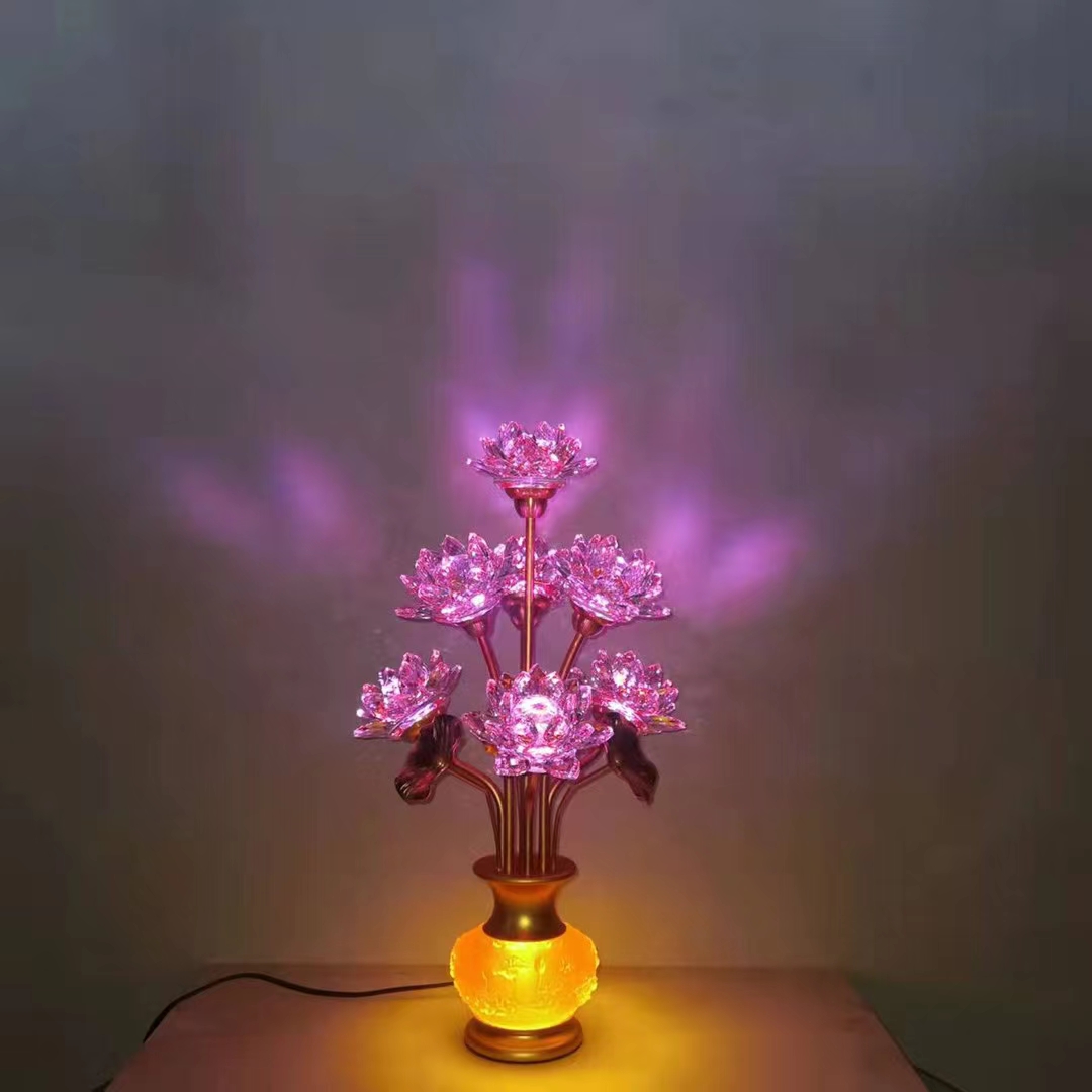 7 Varieties of blooming lanterns, De Yuan Craft lotus lanterns and flower lanterns Application Scenario