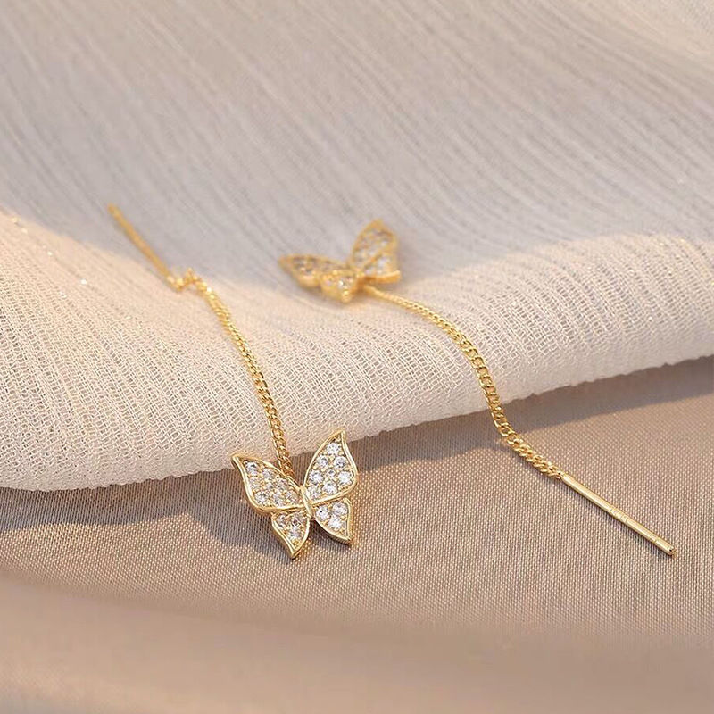 Summer Flower 925 Silver Needle Stud Earrings for Women 2022 New Style Earrings, elegant and high-end, with a niche design sense