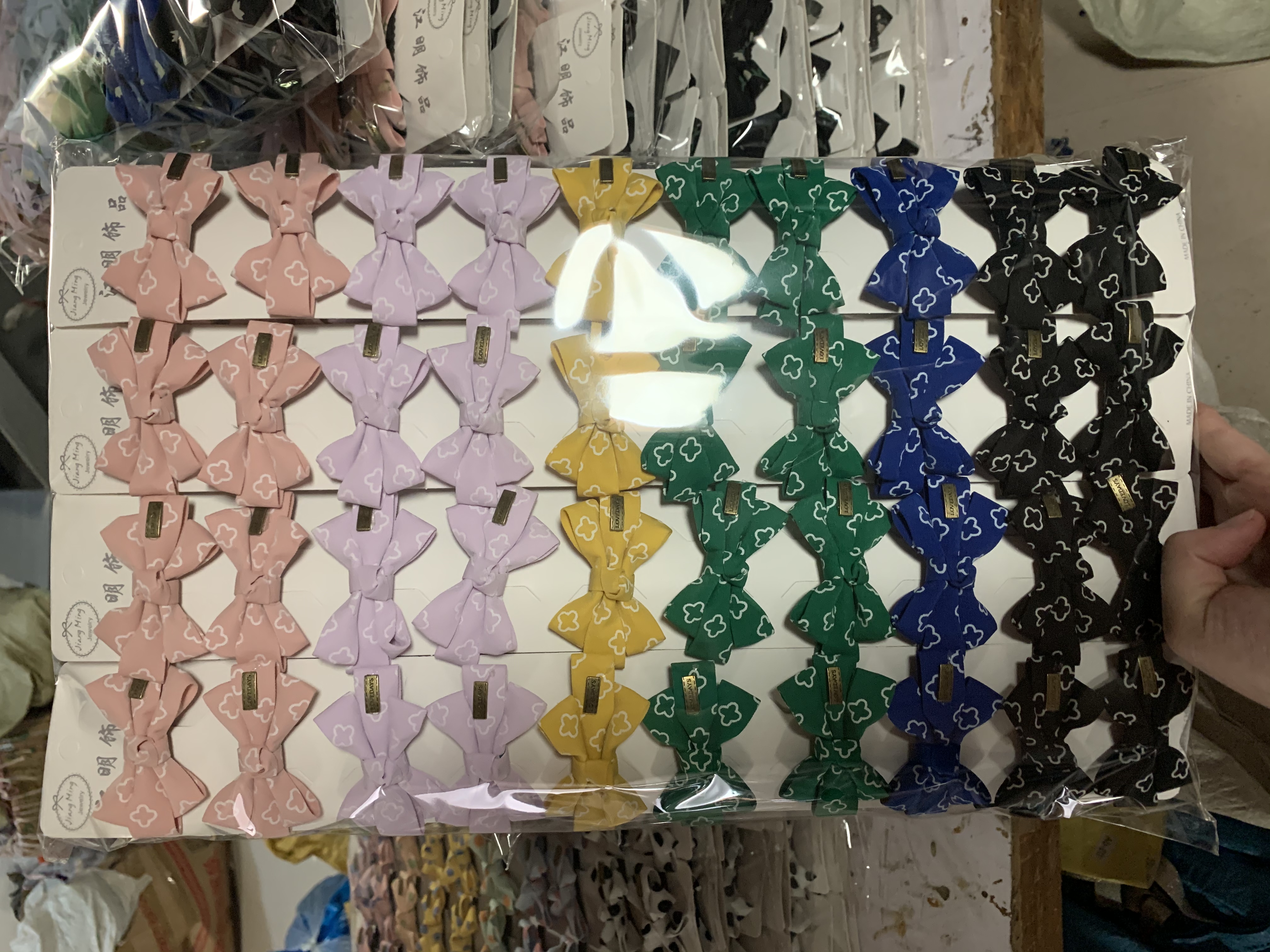 Korean fabric exquisite bow hair clip, top clip, side clip, bangs clip 202204014013
