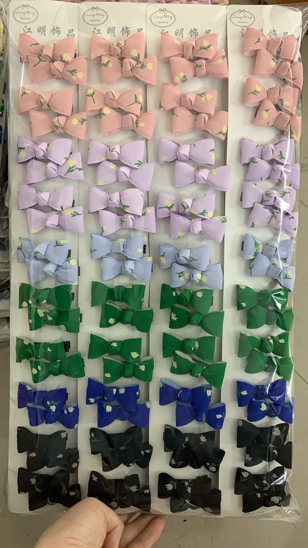 Korean fabric exquisite bow hair clip, top clip, side clip, bangs clip 202204014064