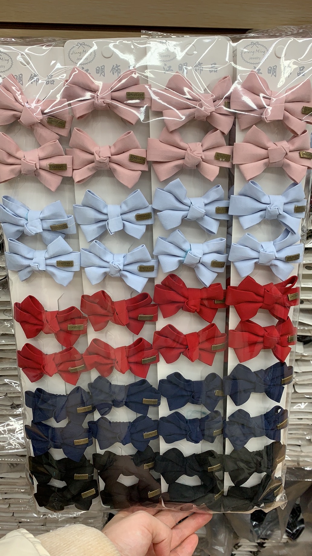 Korean fabric exquisite bow hair clip, top clip, side clip, bangs clip 202204014030