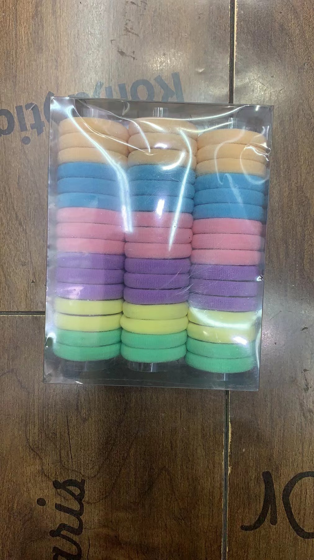 头绳橡皮筋女扎头高弹力耐用网红加粗法绳简约浅色系列盒装款