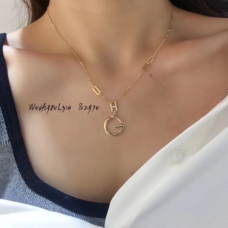 A popular and fashionable new stainless steel necklace details Picture