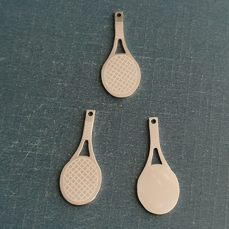 创意羽毛球拍钥匙链个性羽毛球造型钥匙挂件 广告活动小礼品奖品 