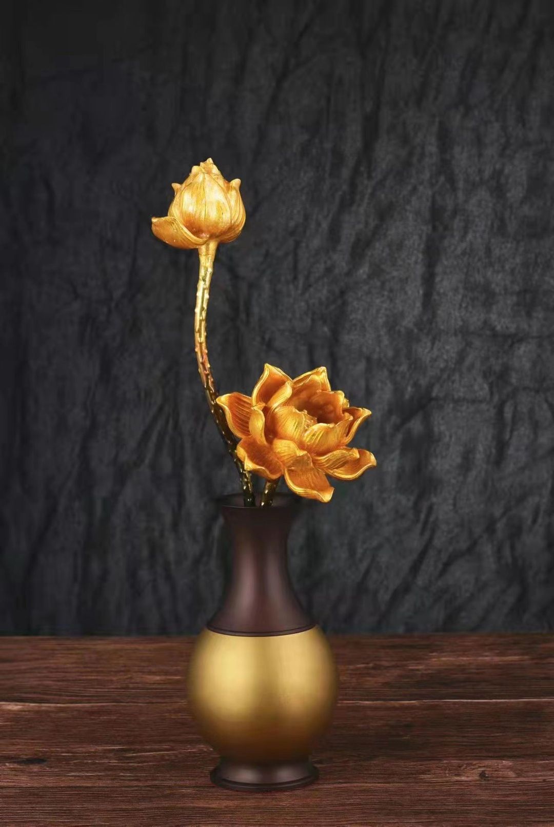 Silver alloy Luang lamp, De Yuan craftsmanship lotus lamp g Item Picture