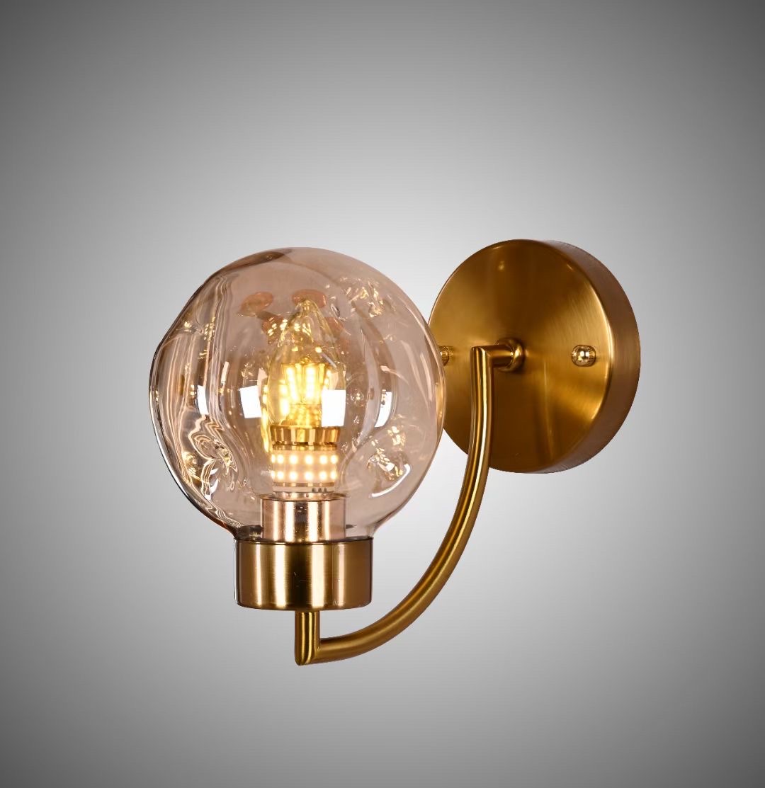 Nordic-style glass wall lamp Item Picture