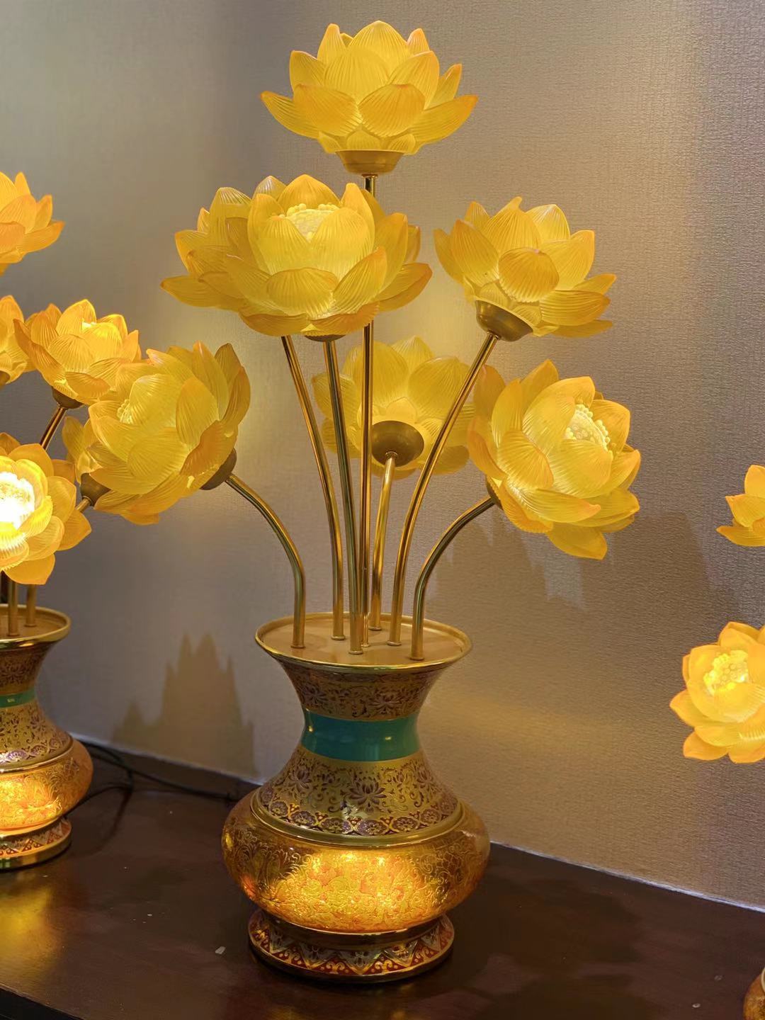 Lámpara de color de borrado derby craft lotus lamp a Item Picture