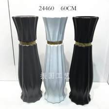 义乌好货 振国工艺厂家直销 60ＣM低温陶瓷花瓶插花器24460