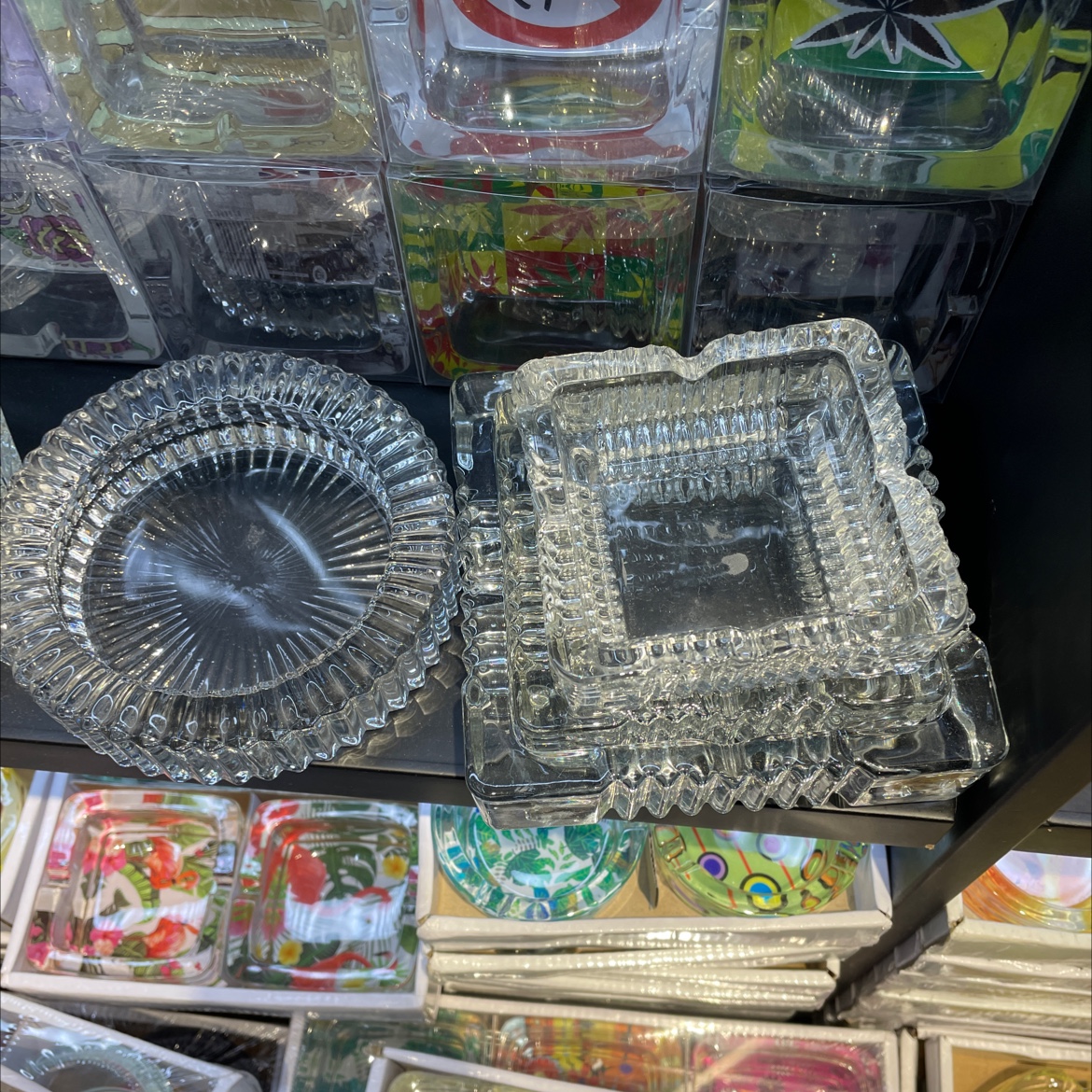方形马口铁印花美钞烟灰缸个性旋转盖创意烟缸可定制1新奇美05