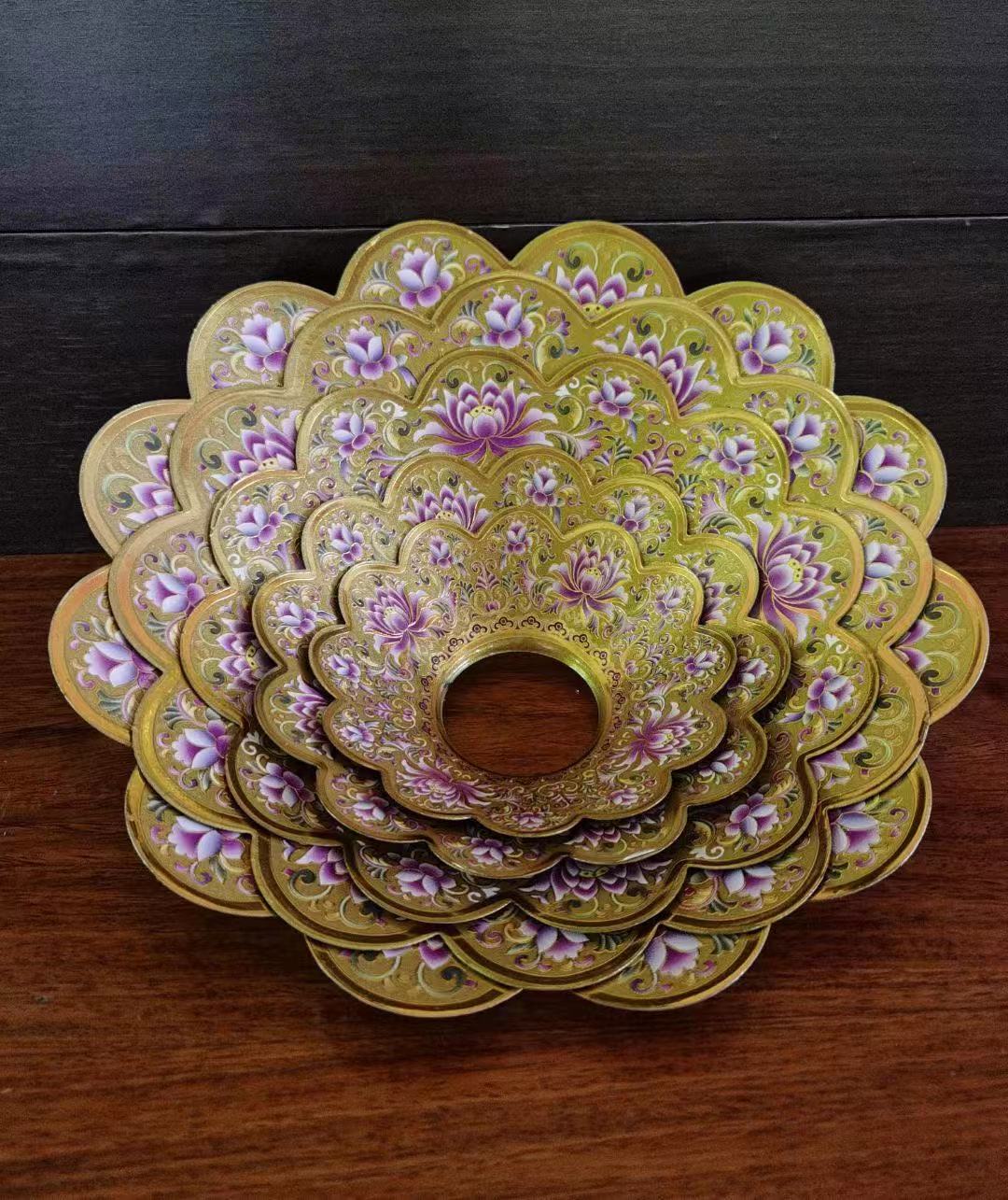 Falang Luwei De Yuan Craft Lotus Lantern Fruit Butterfly 11 details Picture