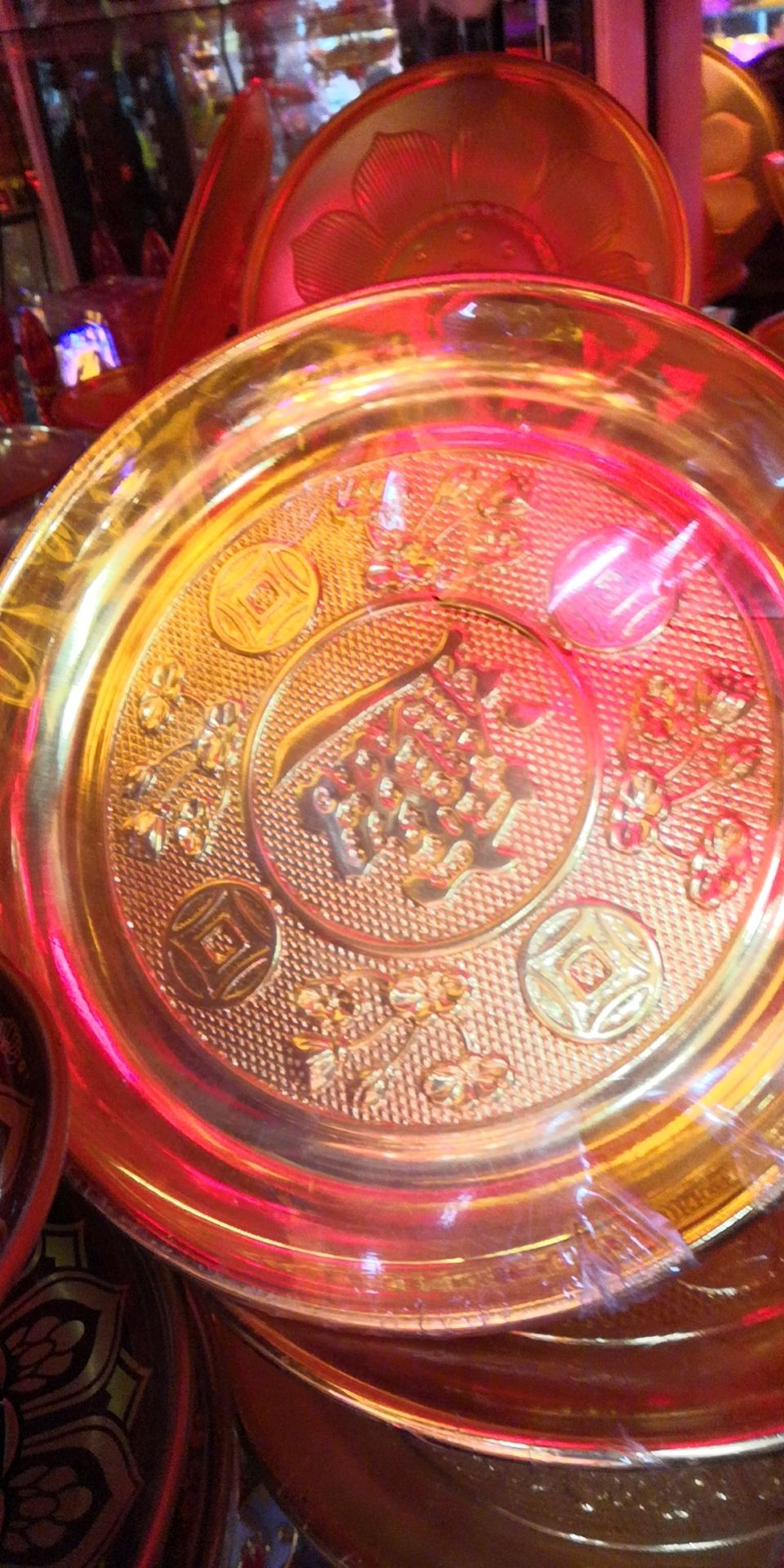 Alloy fruit dish, Deyuan craftsmanship Lotus Lamp, Fruit Butterfly 8 Specification image