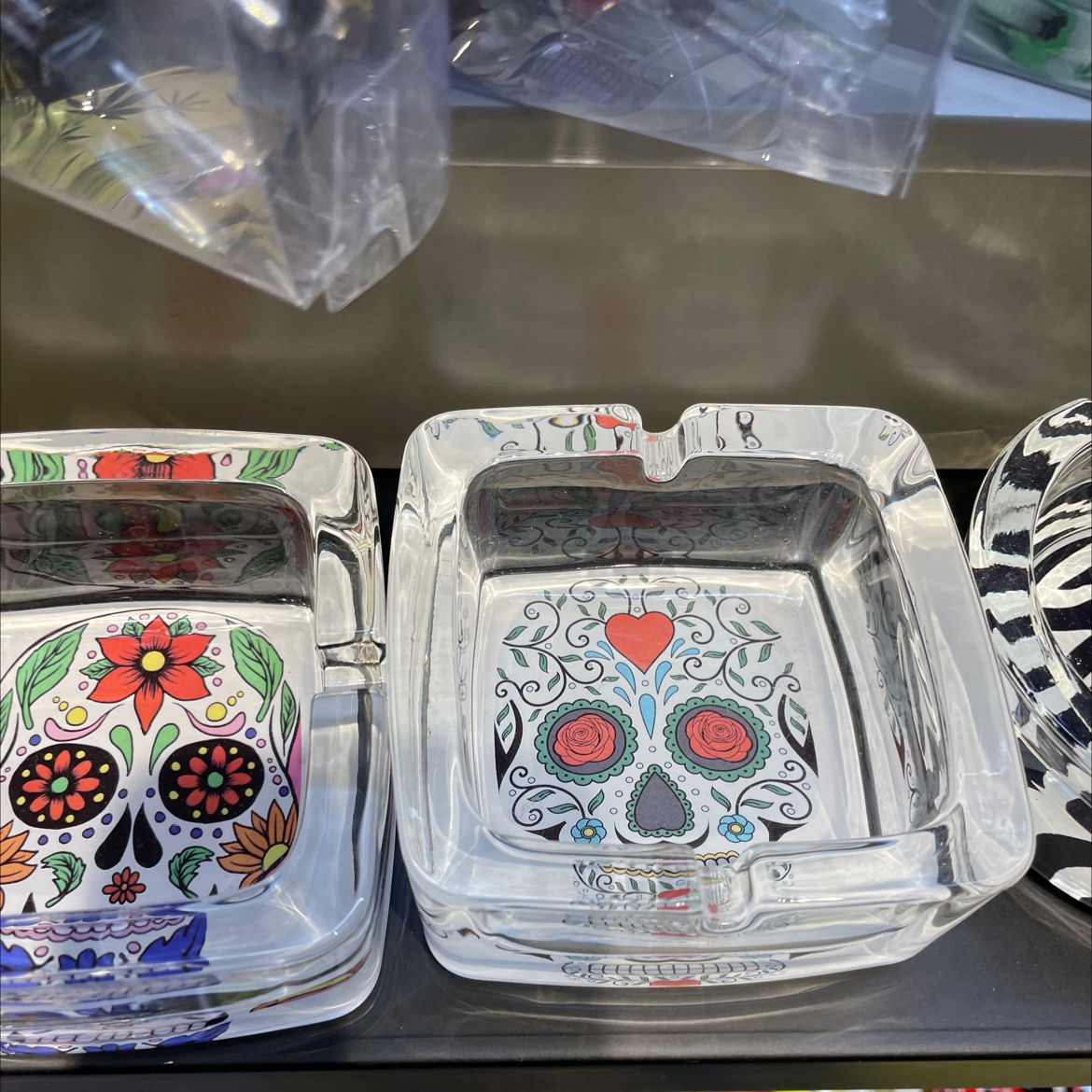 方形马口铁印花美钞烟灰缸个性旋转盖创意烟缸可定制15新奇美04