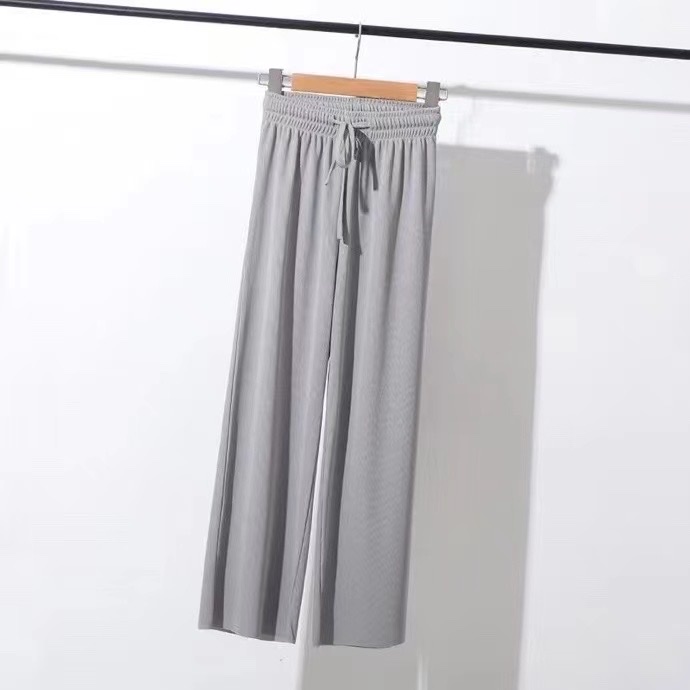 冰丝阔腿裤/阔腿裤/冰丝细节图