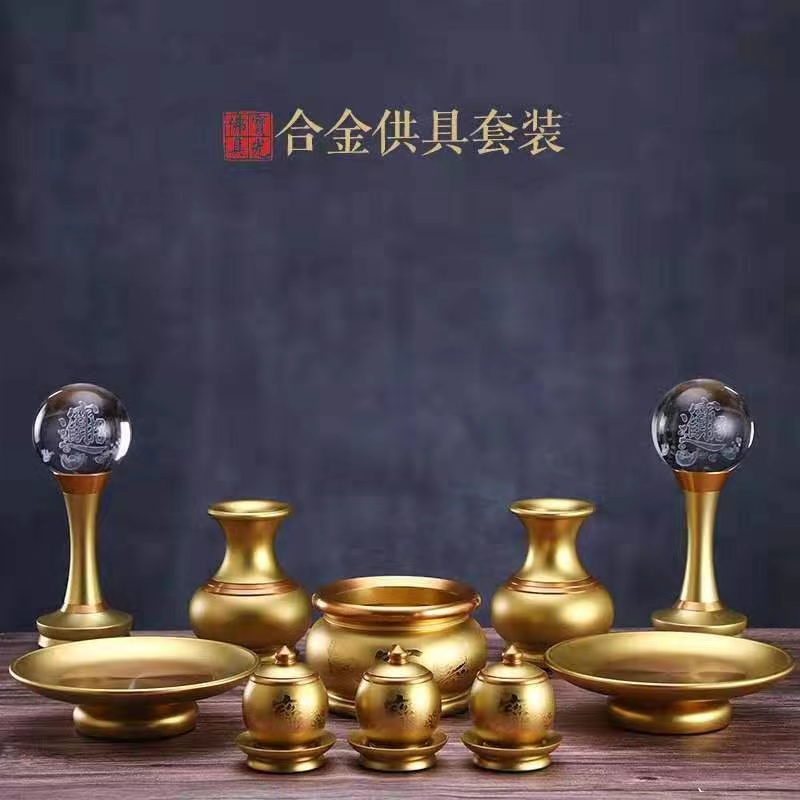 Set buddha con derim craft lotus lamp cerámica 2 Specification image