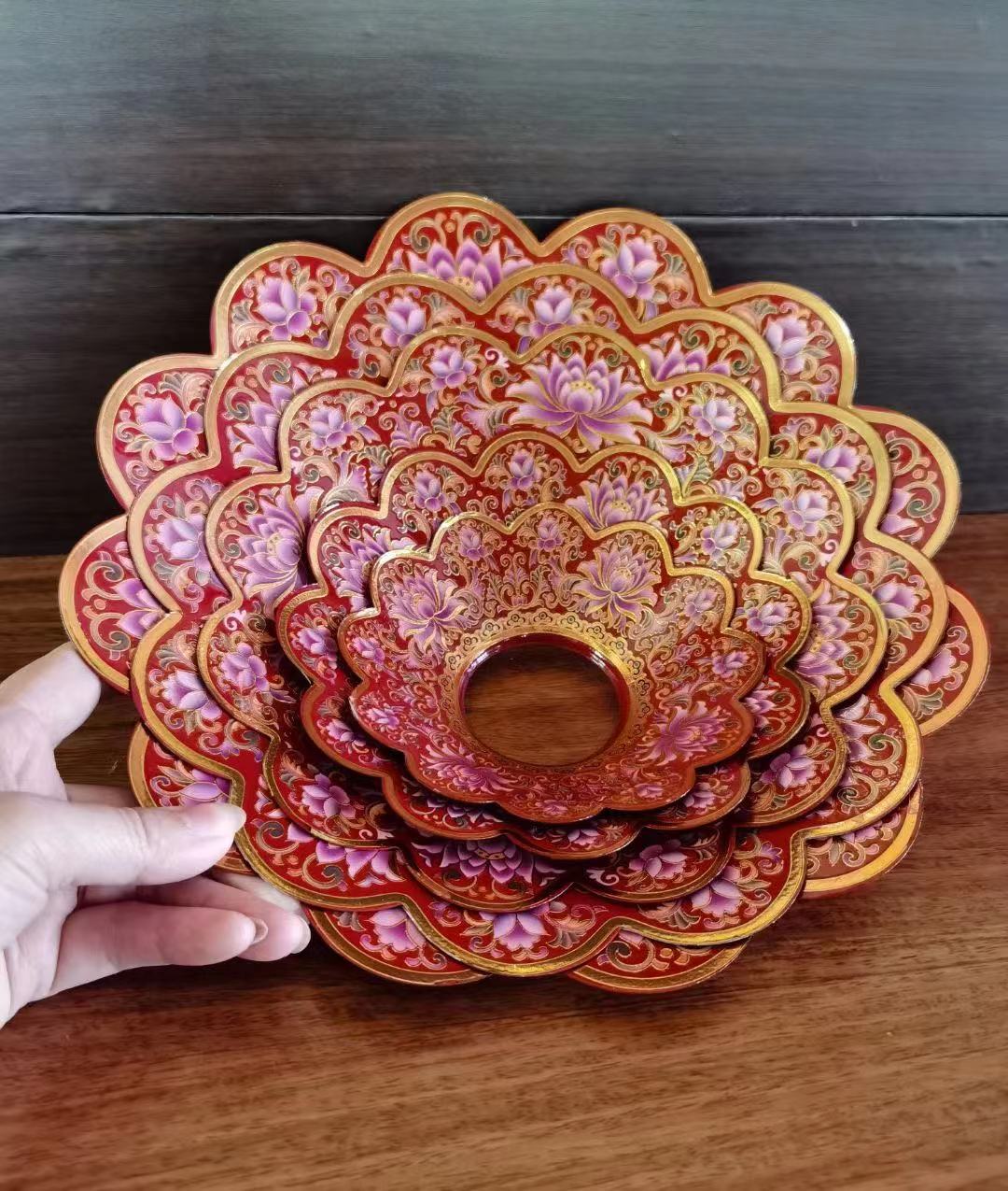 Falang Luwei De Yuan Craft Lotus Lantern Fruit Butterfly 11