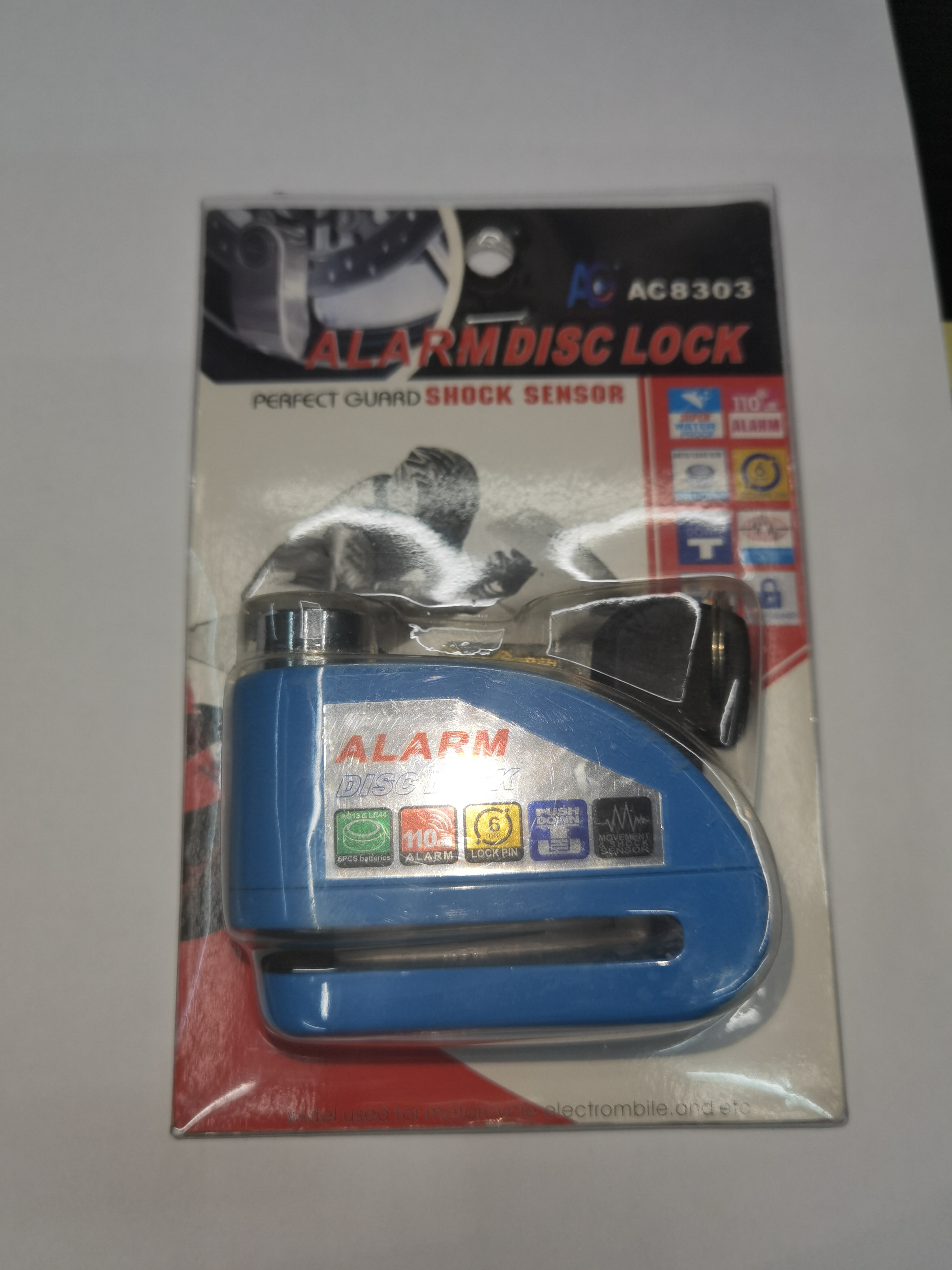 The color of the motorcycle disc brake lock can be customized details Picture