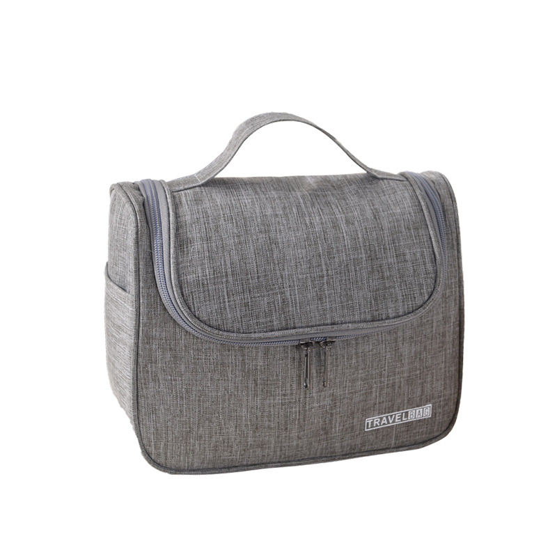Travel toiletry bag with hook, portable makeup bag, large capacity, simple storage bag, business trip bag Specification image