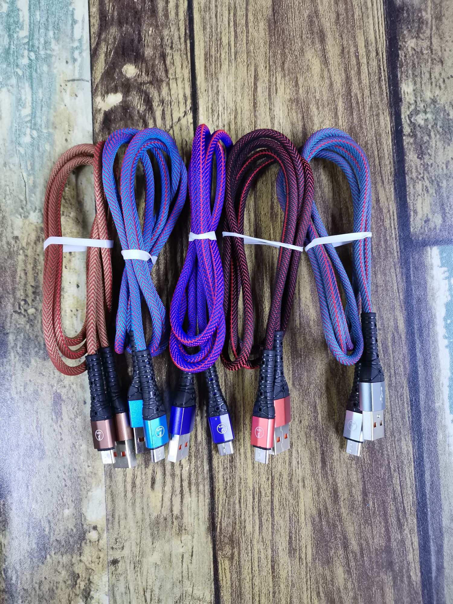 Sogo electronics, cable de datos de carga de teléfono de cable trenzado, 140 piezas de cobre, cable de carga rápida details Picture