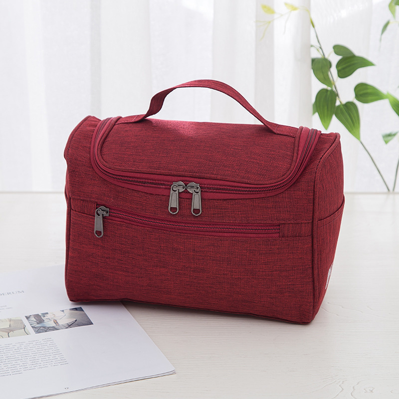 New portable business trip toiletry bag, large-capacity hook makeup bag, travel hand-held storage bag custom manufacturer wholesale Item Picture