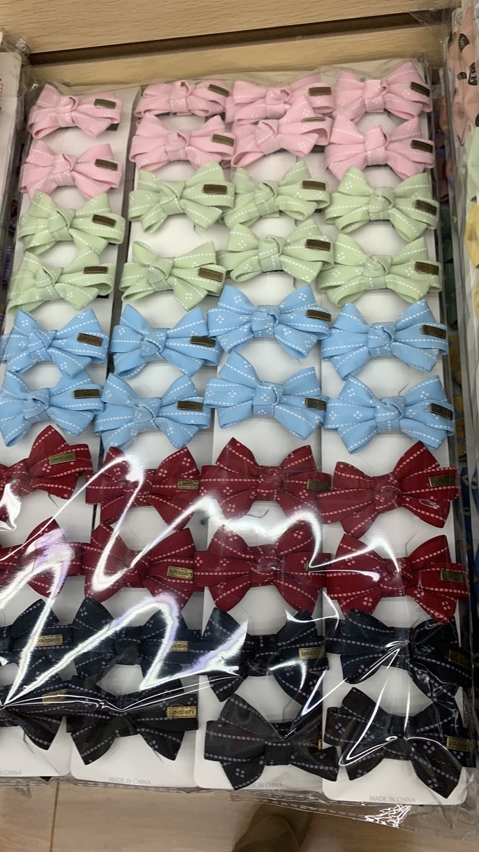 Korean fabric exquisite bow hair clip, top clip, side clip, bangs clip 202204018031