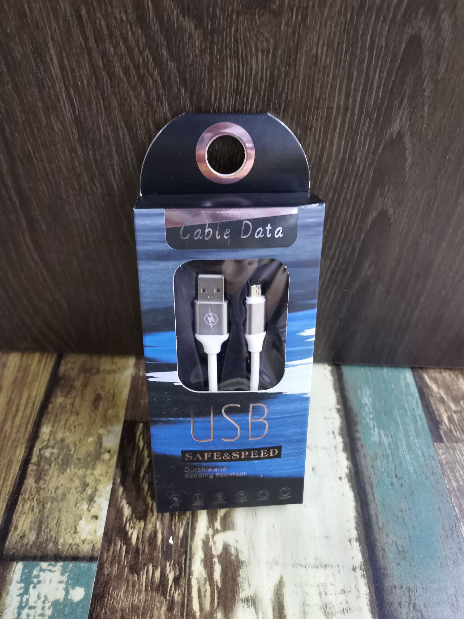 Sogo brand data cable, mobile phone charging data cable, metal shell details Picture