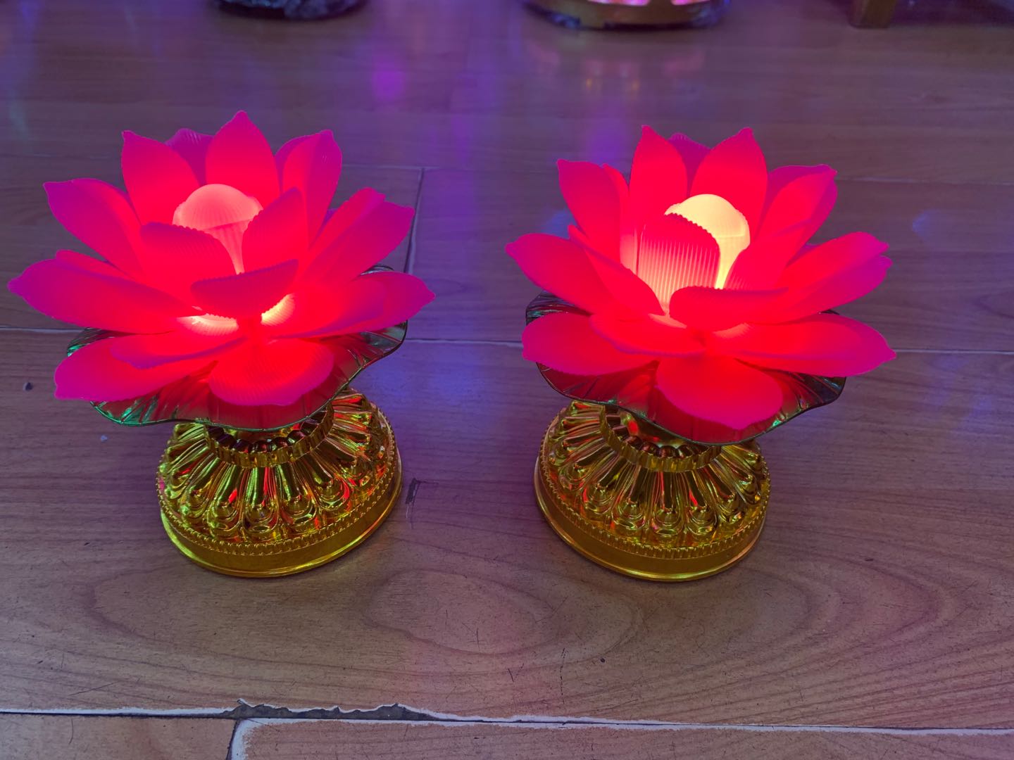 Plástico lotus lamp derrim craft lotus lamp 7 Specification image