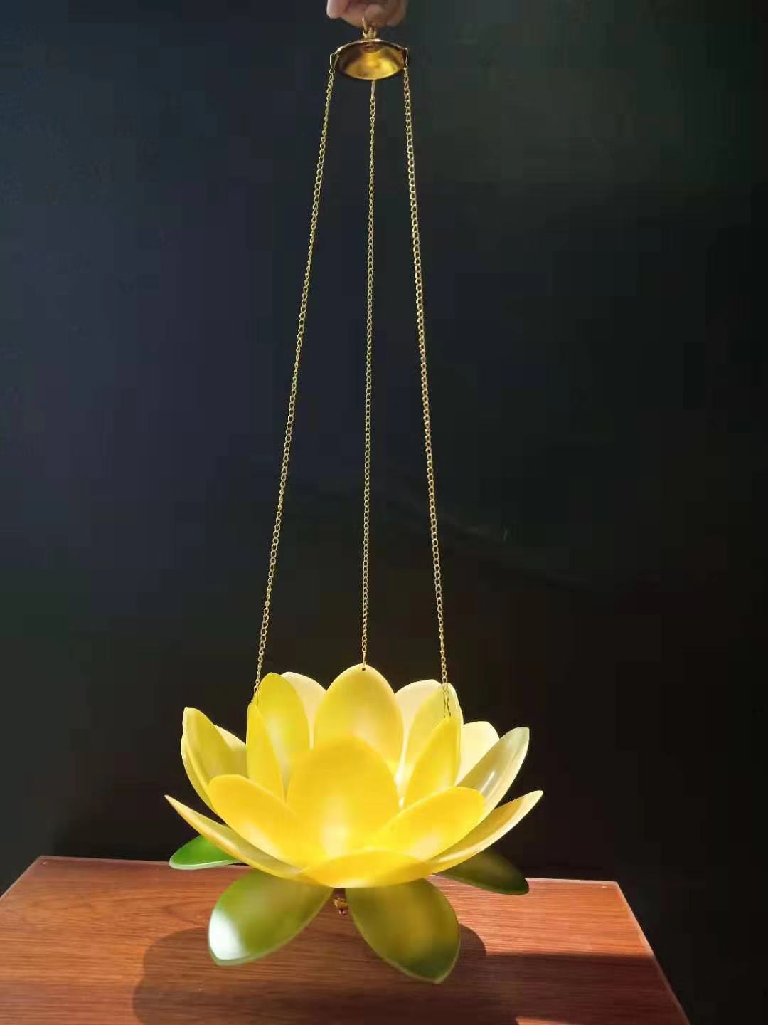 Hanging Lotus Deyuan Craft Lotus Lamp 9 Application Scenario