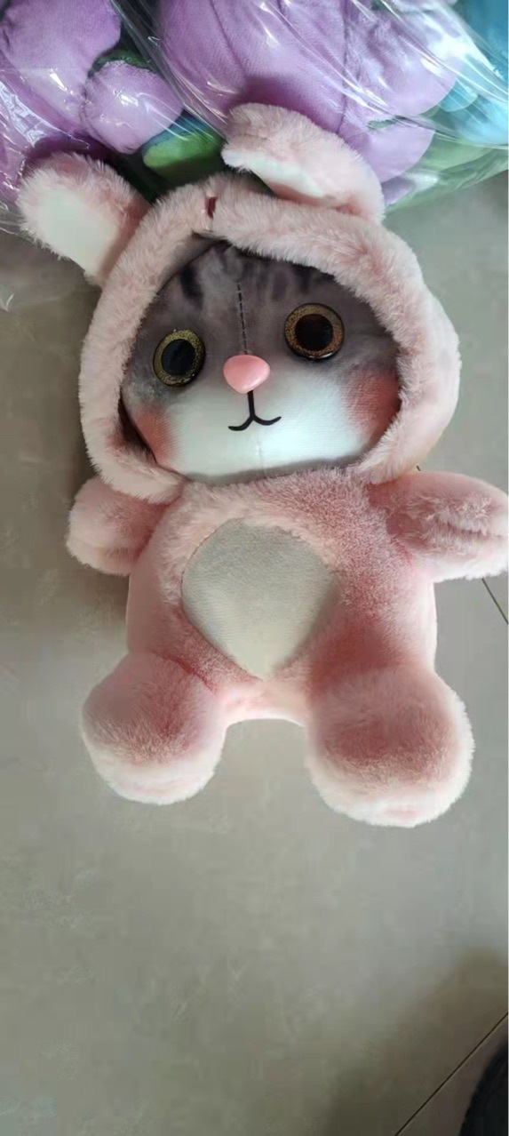 New cross-border products: Plush cat, plush cat toy dolls, plush cartoon cats, and new plush cat dolls Specification image