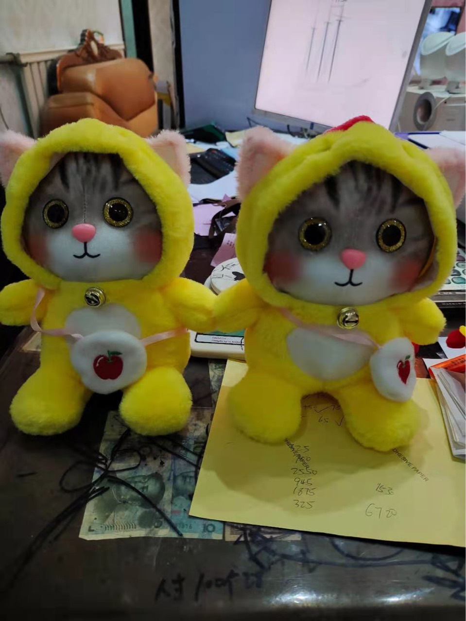 New cross-border products: Plush cat, plush cat toy dolls, plush cartoon cats, and new plush cat dolls details Picture